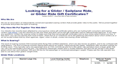 Desktop Screenshot of glidersailplanerides.com